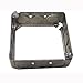 O-Z/Gedney 4SE-1/2 Square Box Extension Ring, Drawn, 1/2" Knockout, 4" Size, 1-1/2" Depth (Pack of 50)