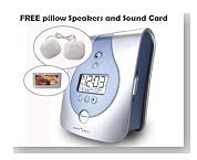 Sound Oasis Natural Sounds Therapy System and Alarm Clock With FREE Pillow Speakers and Spa Retreat Sound Card