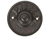 Doorbell Button Black Powder Coat 2 9/16