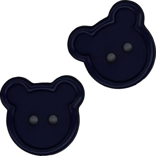58 NASKA button bear, large (about 20mm) 10 pieces (japan import)