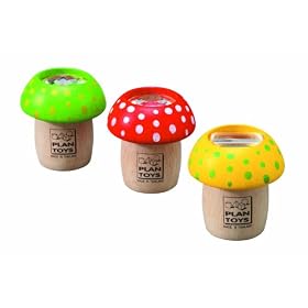 PlanToys - PT4317 - Jouet en bois - Jeu d'�veil - Kal�idoscope Champignon