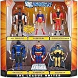  : DC Universe Justice League Unlimited Exclusive Action Figure 6-Pack The League United (Superman, Supergirl, Mr. Terrific, Elongated Man, Obsidian and Hourman) - NOT MINT PACKAGE