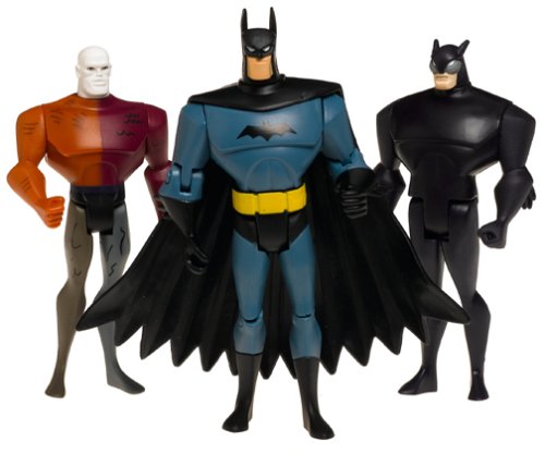  Justice League Basic Figures: Wild Cat, Metamorpho, Batman 4.75"