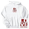 SWEATSHIRT WHITE " I LOVE DISCO MUSIC " XX-Large