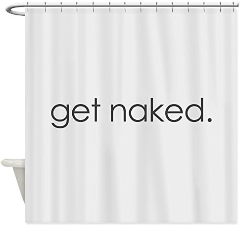 CafePress get naked. White Shower Curtain - Standard White