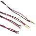 Megger 241005-7 Duplex Test Lead with Gold Plated Kelvin Clips for Digital Low Resistance Ohmmeters, 7' Length