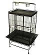 Brand New Parrot Bird Wrought Iron Cage Play-Top 32x23x66-WI32AS