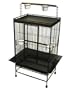 Brand New Parrot Bird Wrought Iron Cage Play-Top 32x23x66-WI32AS