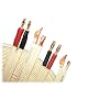 Monster Cable SFLM GP-50 SuperFlat Mini Navajo White Easy-to-Hide Speaker Cable (50 Foot Piece with 4 Prs. Pins)