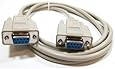 Serial Null Modem DB9 Female to Female Molded 6 ft (Crossover)