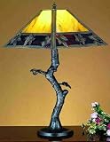 LAMPS BEAUTIFUL Rustic Style Maple Leaf Table Lamp by Meyda Tiffany--Excellent customer service--see our feedback.