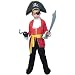 Pirate Captain Costume for Boy Size Medium age 6-8