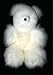 Soft Cuddly Baby Alpaca Fur Stuffed Hand Made Panda Teddy Bear Large 21 Inch Size ATB_CREAMWHITE21_016