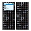 Grey Dots Design Decal Skin Sticker for Apple iPod nano 2G (2nd Generation) 2GB/ 4GB/ 8GB Player