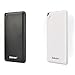 Selectec Ultra-Thin External Backup Battery Pack Power Bank Charger For iPhone iPad Samsung LG HTC BLU Sony Blackberry Nokia Google Nexus Motorola Surface Cell Phone Smartphone Tablet - 4000mAh White