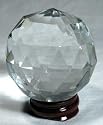 Clear Multi-Facated 50mm Crystal Ball