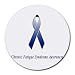 Chronic Fatigue Syndrome Awareness Ribbon Round Mouse Pad