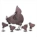 Our 5 Piece Rusted Metal Hen Family - Style 31170