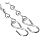 Dixon CH-SS-24 Stainless Steel Cam and Groove Hose Fitting, Jack Chain with S-Hook, 24" Length