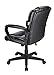Brenton Studio Briessa Mid-Back Vinyl Chair, Black
