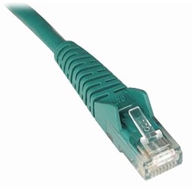 Tripp Lite N201-014-GN Cat6 Gigabit Green Snagless Patch Cable RJ45M/M - 14ft