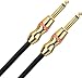 Monster Rock Instrument Cable - 8-Inch - Straight 1/4-Inch Plugs
