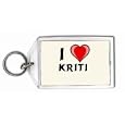 I Love Kriti Keychain