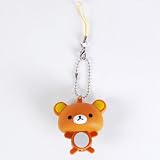 San-x Rilakkuma Figure Key Chain Strap Toy Brown