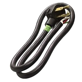Coleman Cable #09154 4' 10 4 Black Dryer Cord by COLEMAN CABLE INC