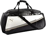PUMA KING Backpack, black-white-team gold