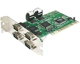 StarTech.com 4 Port PCI RS232 Serial Adapter Card with 16550 UART (PCI4S550N)