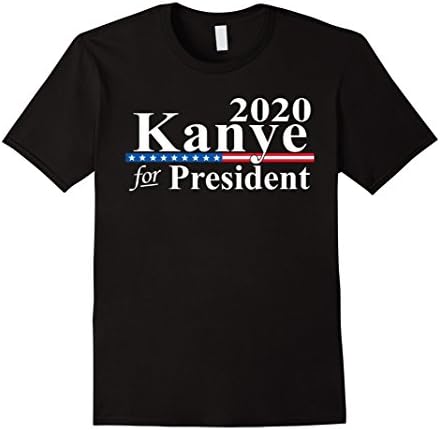 Men's Yeezy For President 2020 T-shirt Large Black
