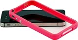 Schutzhülle für Apple iPhone 4 & 4S Bumper mit Metallbuttons pink / rosa Schutzhülle für Apple iPhone 4 & 4S Bumper mit Metallbuttons pink / rosa