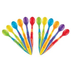 Munchkin 12 Piece Soft-Tip Infant Spoons: Baby
