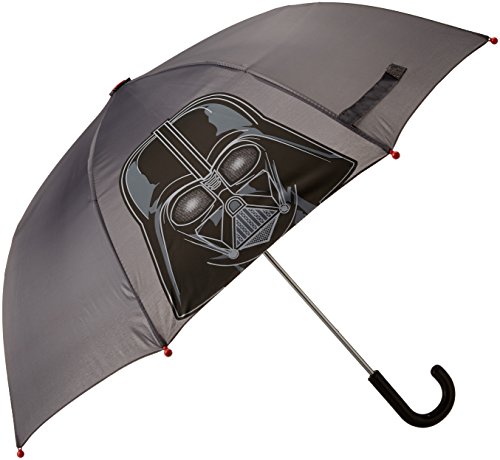Western Chief Boys' Star Wars Darth Vader Umbrella,Charcoal,One Size