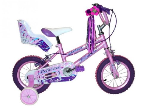 Childrens Toyshop  Toys : Childrens Princess 14inch Girls Junior Bmx