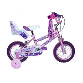 Childrens Princess 12inch Girls Junior Bmx Bike
