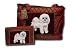   - Claws Collection Needlepoint Maltese Quilted Tote Bag Purse and Wallet Set QT-W-304