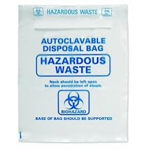 Heathrow Scientific HD1002C Polypropylene Autoclavable Disposal Bag, 810mm Length x 610mm Width (Pack of 200)