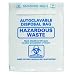 Heathrow Scientific HD1002A Polypropylene Autoclavable Disposal Bag, 660mm Length x 310mm Width (Pack of 200)
