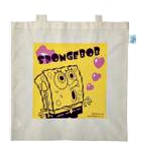 スモールプラネット エコバッグ Sponge Bob アクア 38×38 ECSPB01