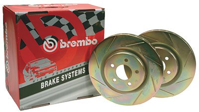 Brembo BDR45314 Slotted Front Brake Rotor