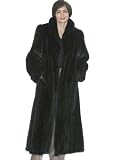 Classic Full Length Natural Mink Coat w/Wing Collar