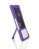 (Purple K2) Mivizu Hard Candy Kindle 2 skin case designed for Amazon Kindle 2 cover with adjustable stand