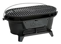 Lodge Logic Pre-Seasoned Sportsman's Charcoal Grill