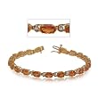 Twilight Mystic Topaz & Diamond Tennis Bracelet in 10K Solid Gold