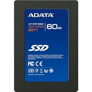 【クリックで詳細表示】A-DATA SSD S511シリーズ 2.5インチ 60GB SATA6.0Gb/s AS511S3-60GM-C： パソコン・周辺機器