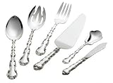 Gorham Strasbourg Sterling Silver 6pc Hostess Set W/Pie