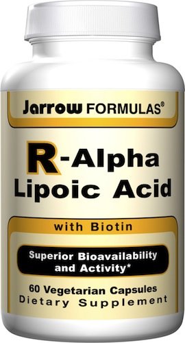 Jarrow Formulas R-Alpha Lipoic Acid with Biotin, 60 Vegetarian Capsules