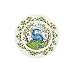 iittala Satumetsa 11-3/4-Inch Diameter Porcelain Plate, Laying Down Deer design